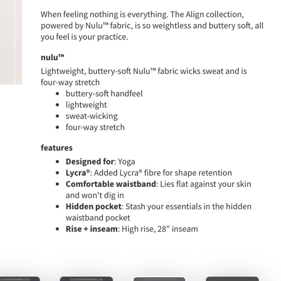 COPY - Lululemon Align Pants with Pockets - Moss Rose - Size 12 - Picture 10 of 10